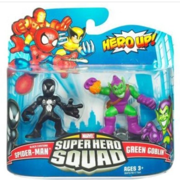Black Costume Spider-Man & Green Goblin Action Figure - Picture 1 of 5